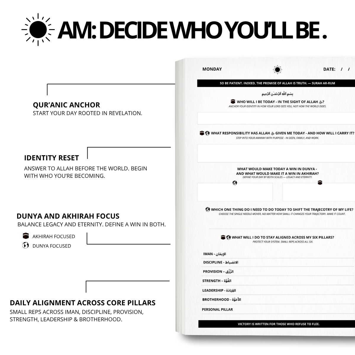 The One Percent Muslim | 60 Day Discipline System