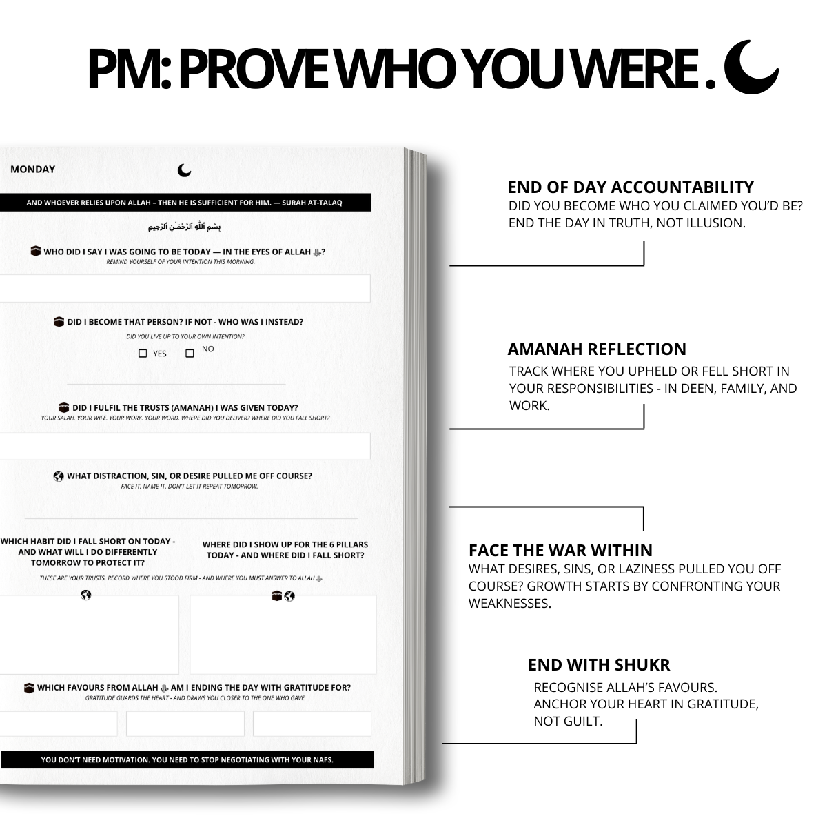 The One Percent Muslim | 60 Day Discipline System